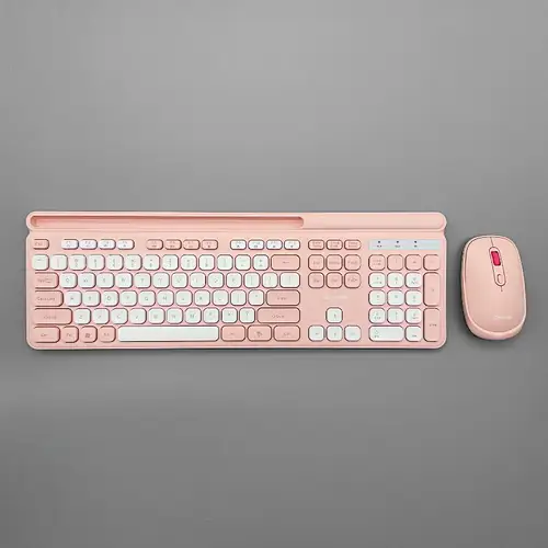 Wireless hot-selling slim flat chocolate keys keyboard mouse combo portable for home office desktop laptop